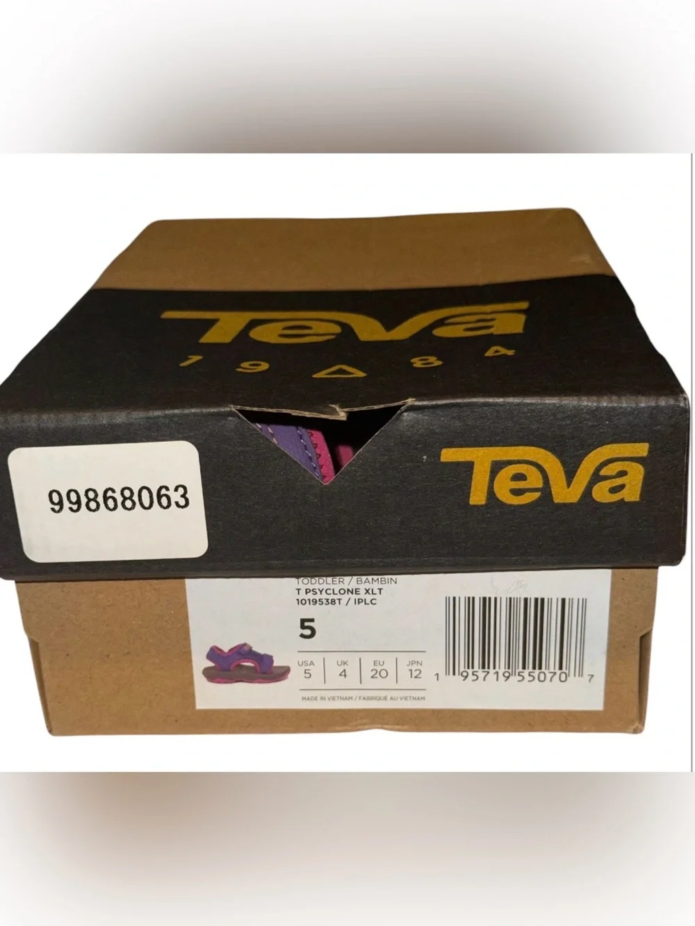 Teva Kids Purple & Pink Sport Sandals